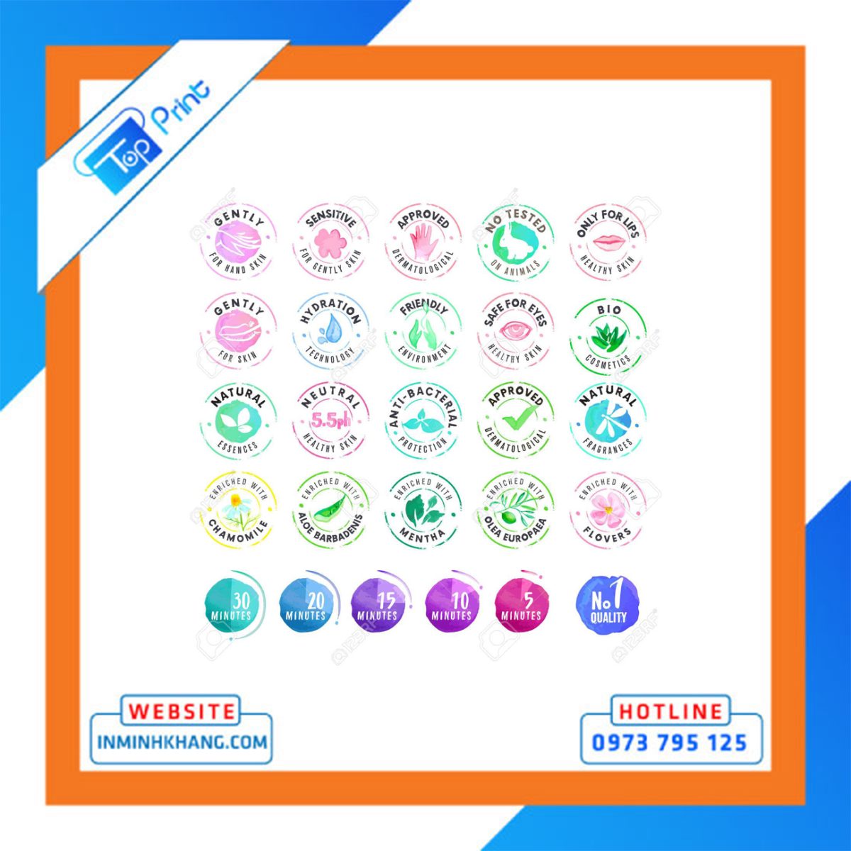 Xưởng In Sticker giá rẻ tại TP.HCM, Hà Nội [ Lấy ngay trong 24h]