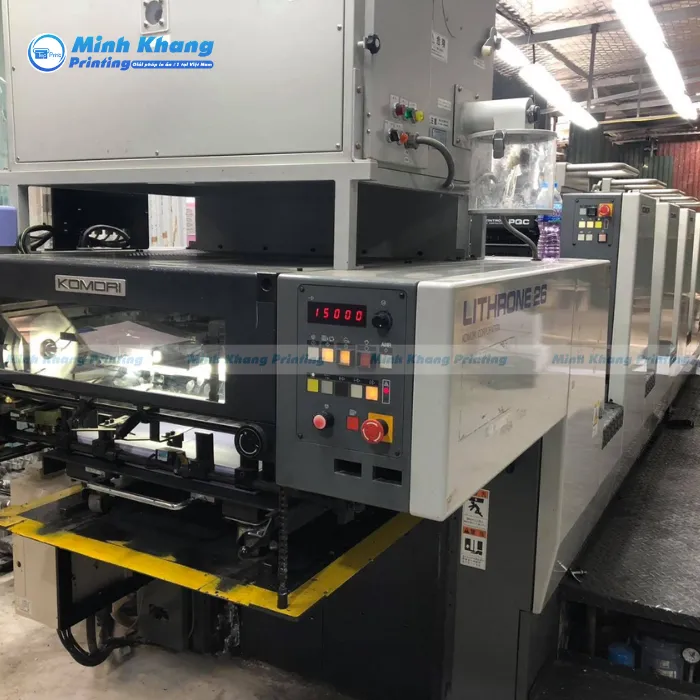 Các bước trong quy trình in Offset