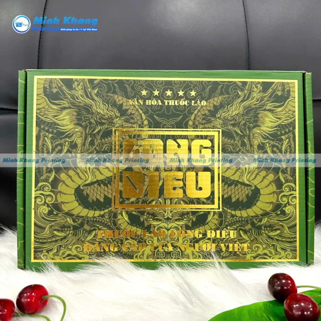 hộp giấy nắp gập