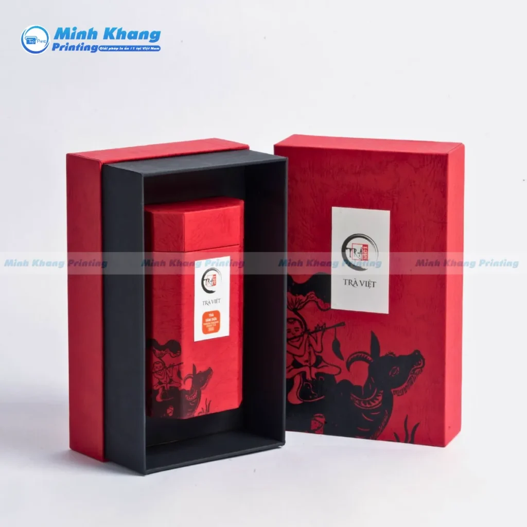 Mẫu hộp giấy đựng trà