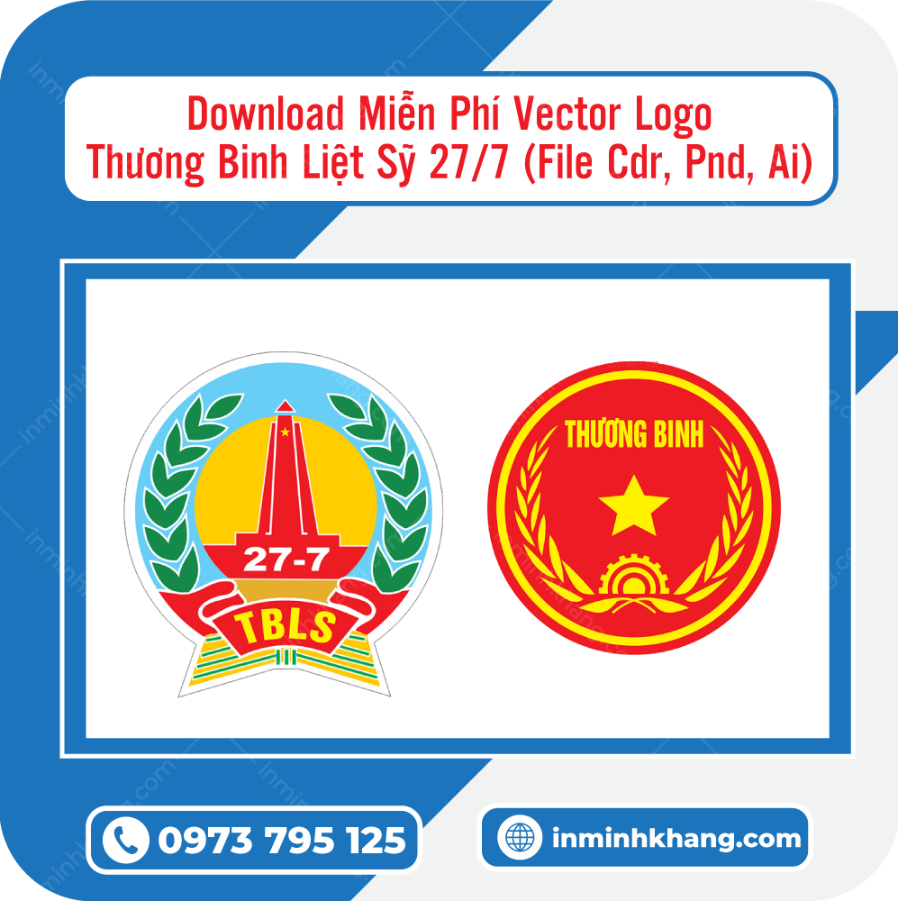 Download Miễn Phí Vector Logo Thương Binh Liệt Sỹ 27/7 (File Cdr, Pnd, Ai) 