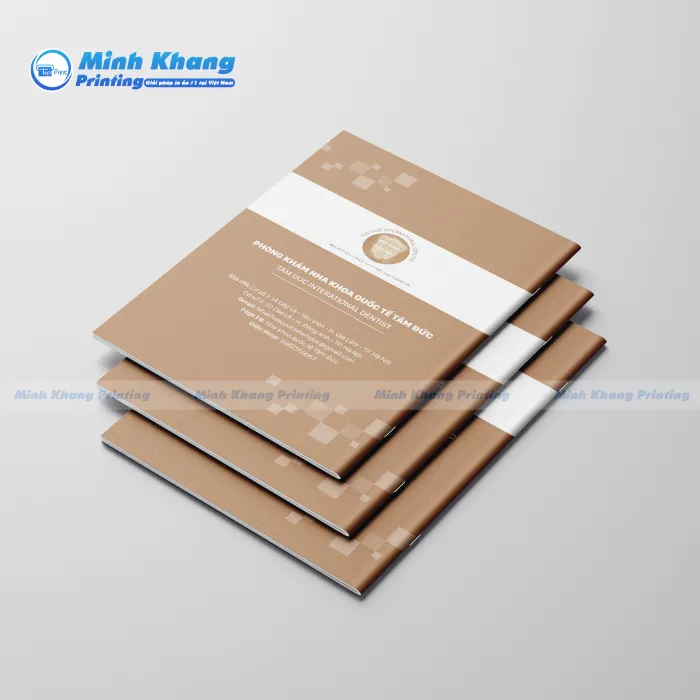 Mẫu Catalogue bìa cứng Nha Khoa Quốc Tế Tâm Đức