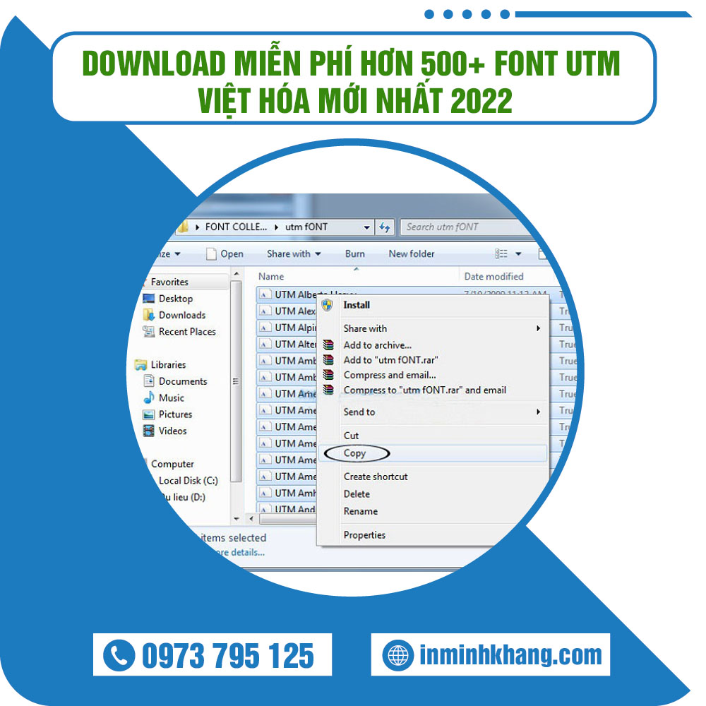 Download Miễn Phí Hơn 500+ Font Utm Việt Hóa Mới Nhất 2022 