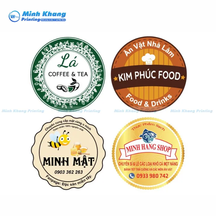 Mẫu tem nhãn in kỹ thuật số