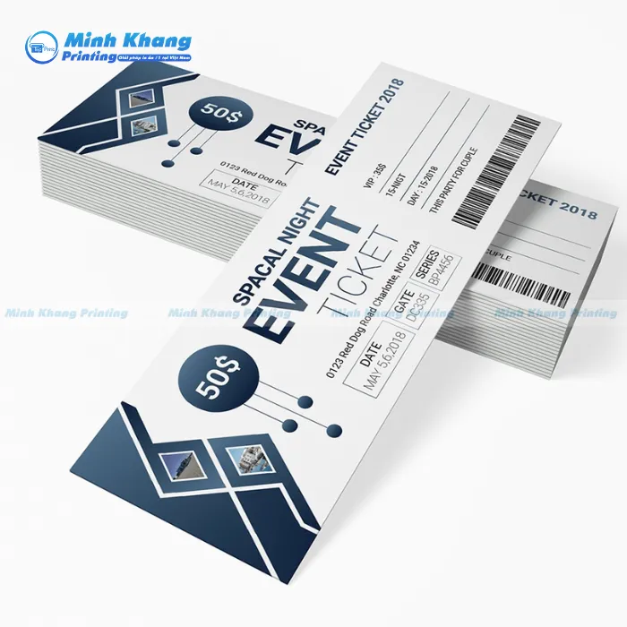 In Vé Mời Sự Kiện