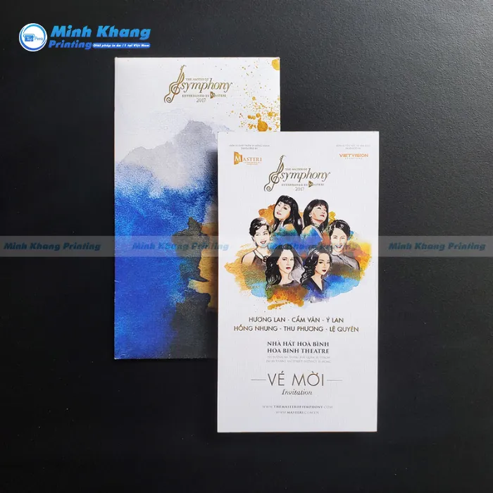 In Vé Mời Sự Kiện