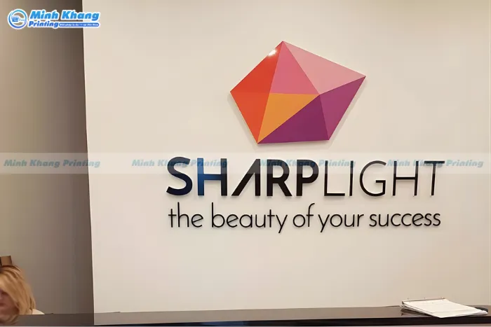 Mẫu in Backdrop mica bền vững