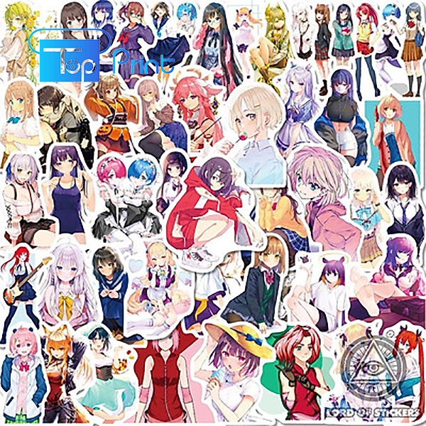 100 mau tai mau sticker anime cute gia requy chuan in an sticker anime 22