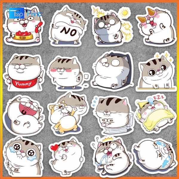 Mẫu Sticker con mèo