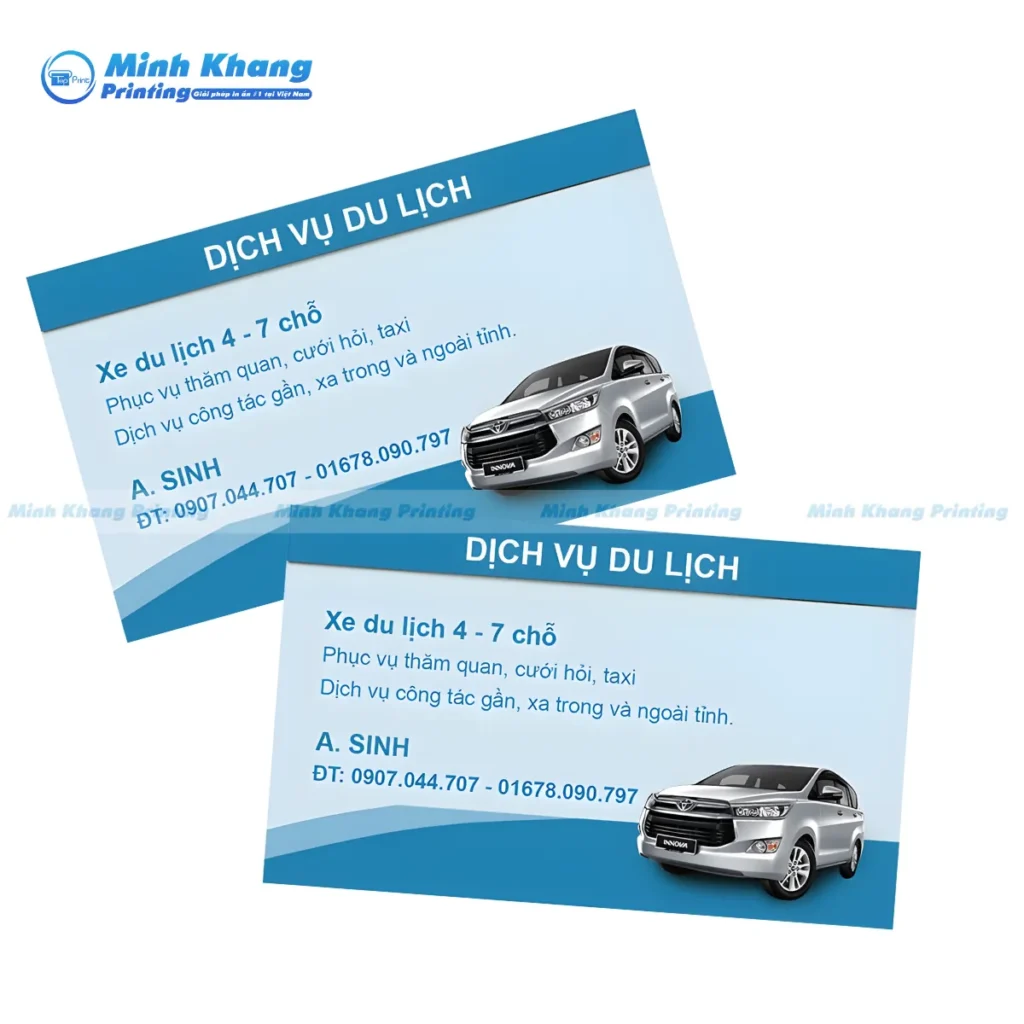 Bí Quyết In Ấn Card Visit Dịch Vụ Xe Đạt Chuẩn Chuyên Nghiệp