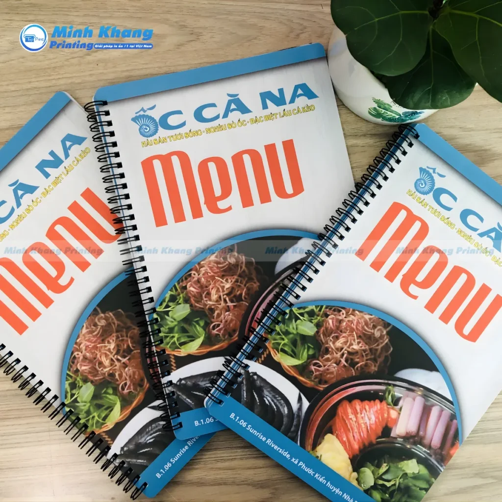 Tại Sao Nên Chọn Các Quán F&B In Menu Nhựa PVC Chống Thấm?