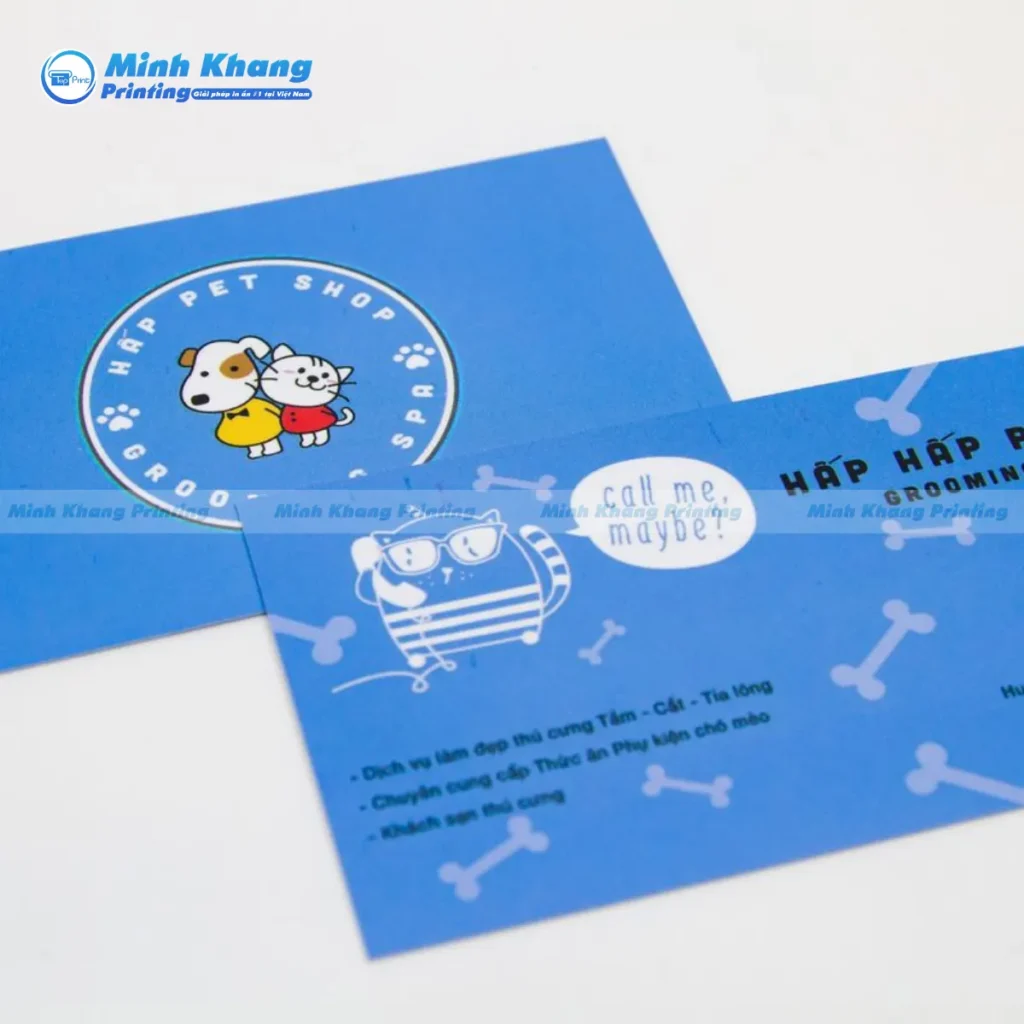 Mẫu danh thiếp giấy mỹ thuật in logo thương hiệu sang trọng