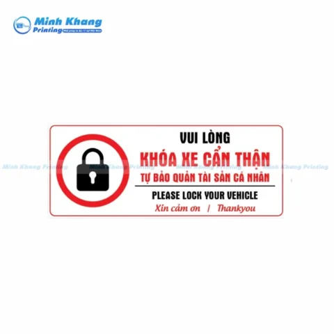 tem cảnh báo nguy hiểm