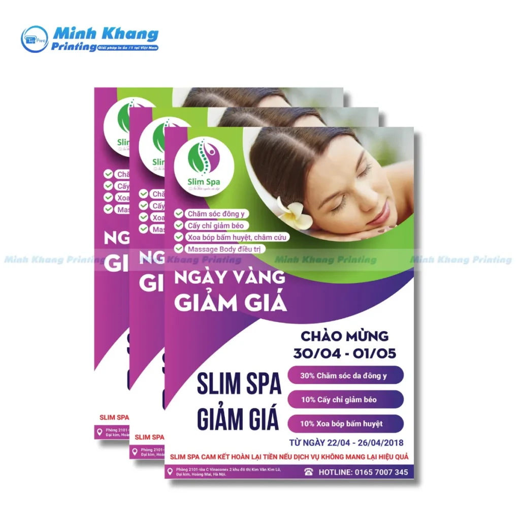 Quy Cách In Ấn Tờ Rơi Spa Chuẩn Bạn Cần Biết