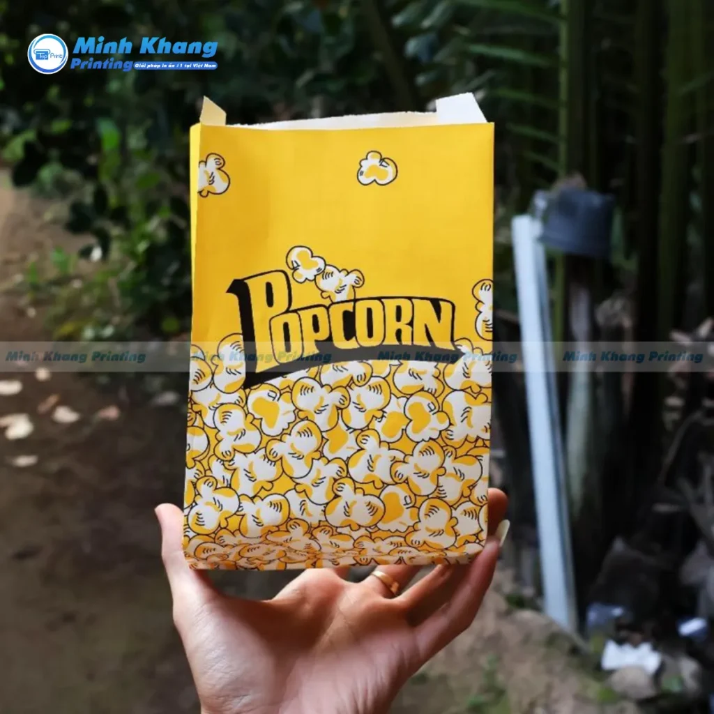Minh Khang - Địa Chỉ In Túi Giấy Đựng Bắp Rang Bơ Uy Tín, Giá Xưởng