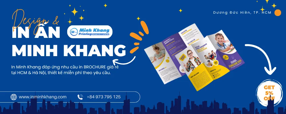 brochure trung tâm tiếng anh