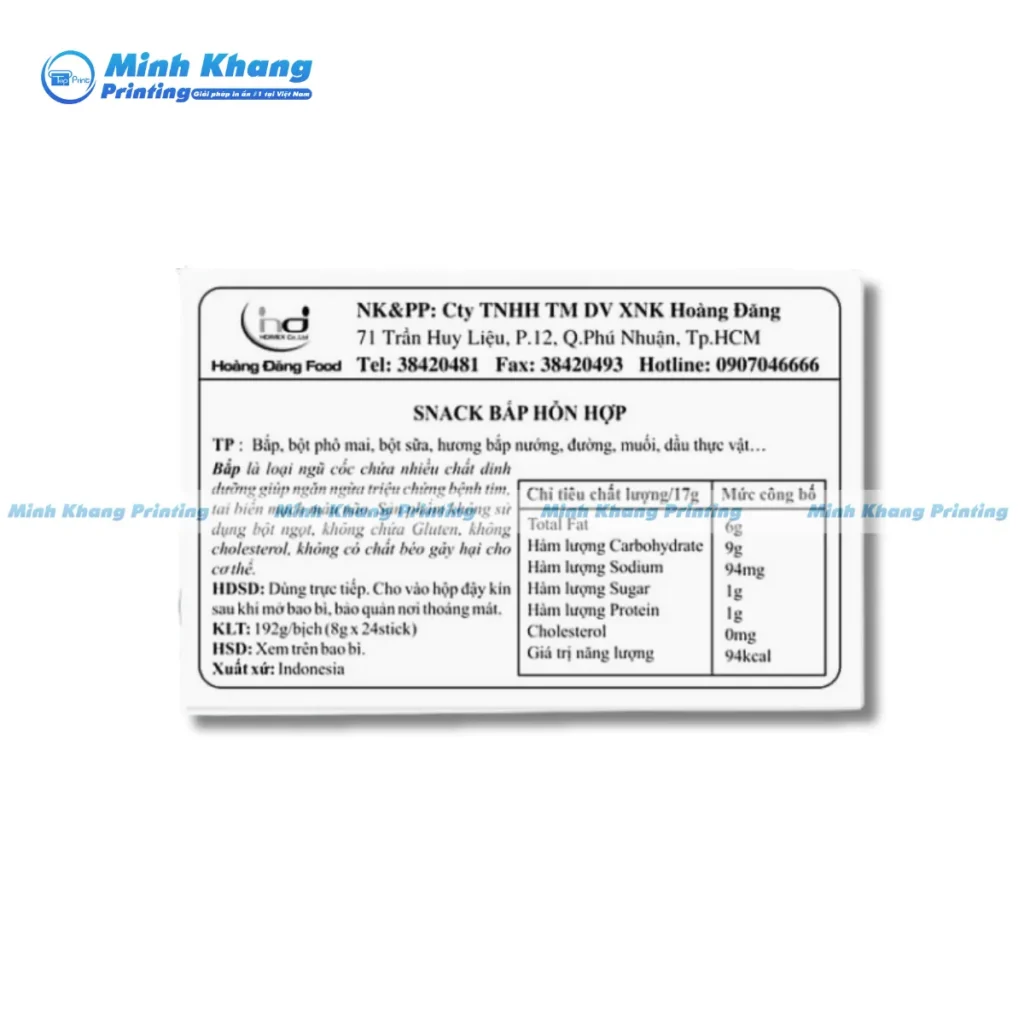 tem phụ sản phẩm 