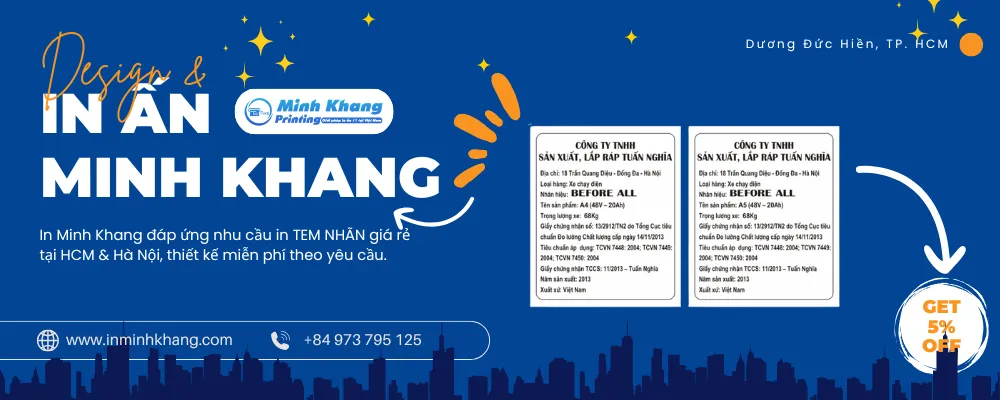 tem phụ sản phẩm