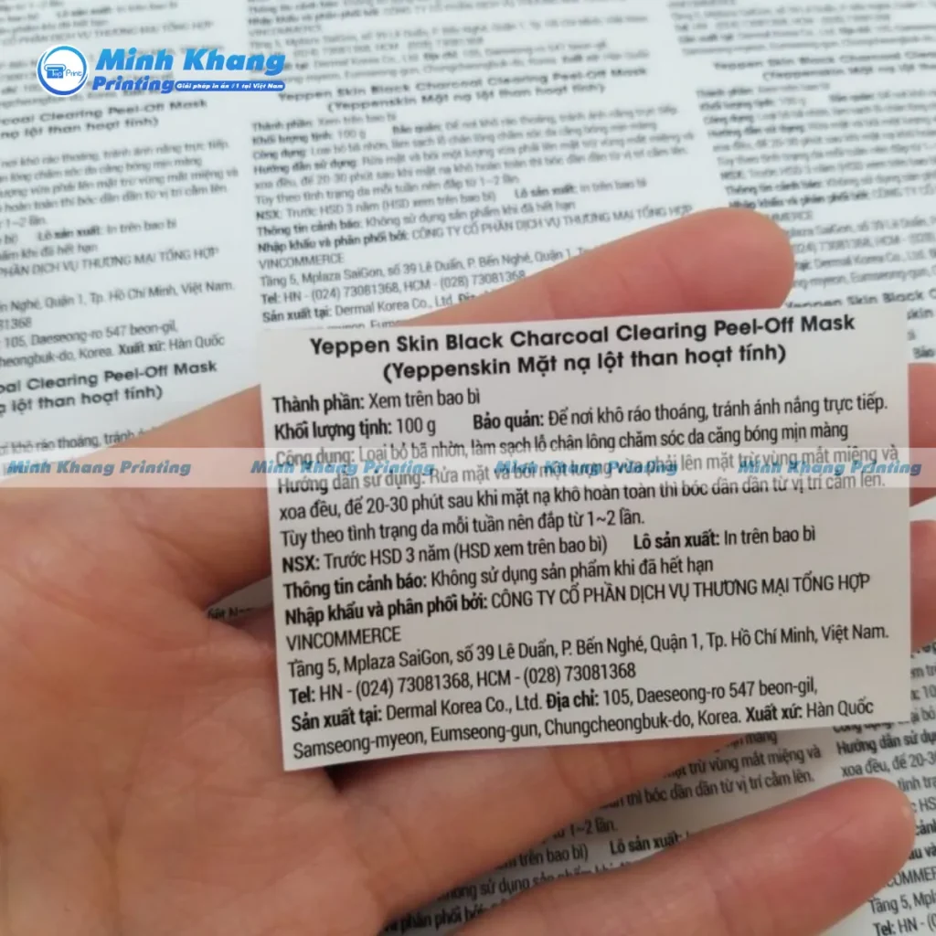 tem phụ sản phẩm 