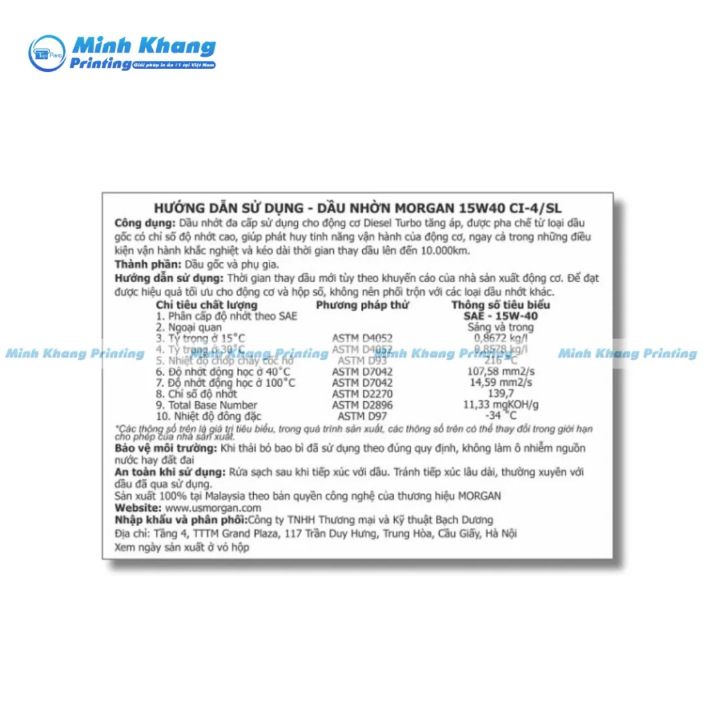 tem phụ sản phẩm 