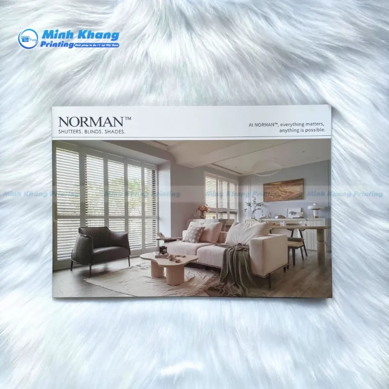 Mẫu Catalogue sản phẩm nội thất trang trí Norman