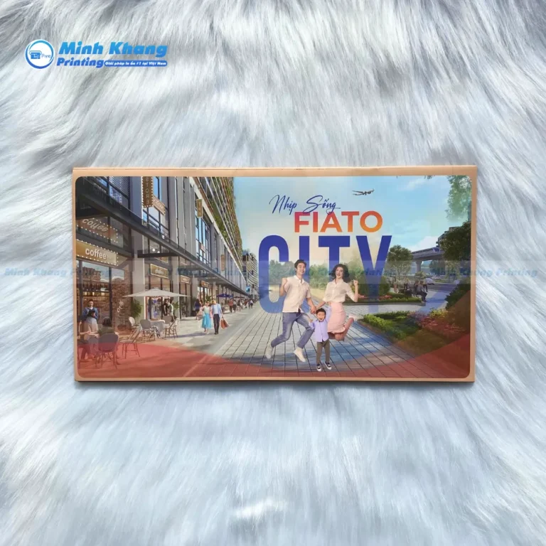 Mẫu Catalog bất động sản Fiago City, in khổ A5 ngang