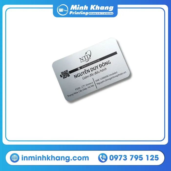 Mẫu Name Card Cá Nhân NTD Giám Đốc Điều Hành Nguyễn Duy Đông