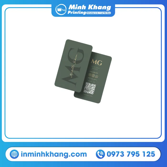Mẫu Name Card Doanh Nghiệp MG Mini Nhỏ Gọn Sáng Tạo & Ấn Tượng 