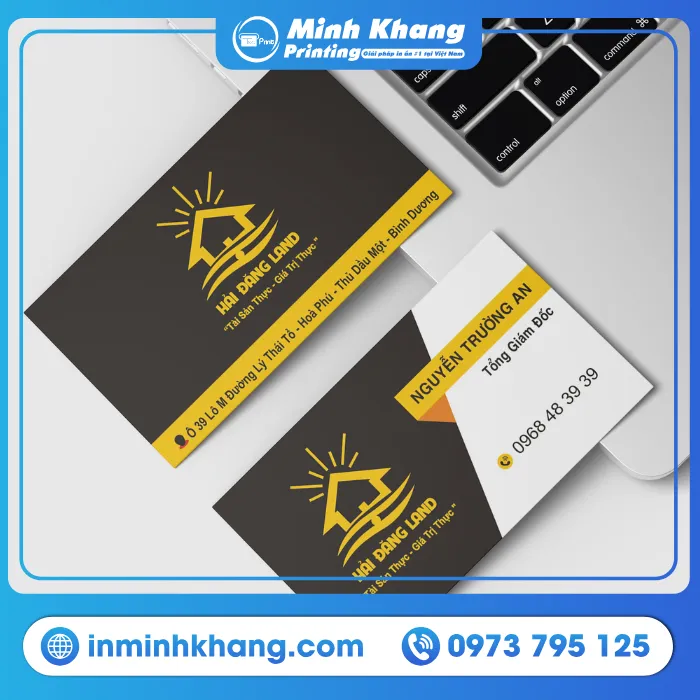 Business Card Được In Bằng Hệ Màu RBG