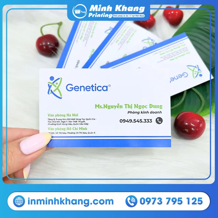 Mẫu Name Card Business Công Ty Genetica