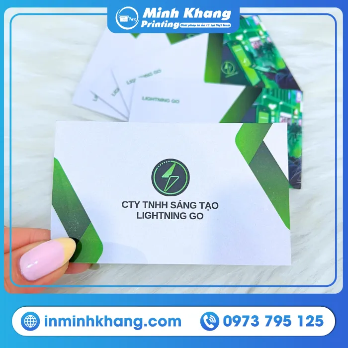 Mẫu Name Card Công Ty TNHH Sáng Tạo Lightning Go