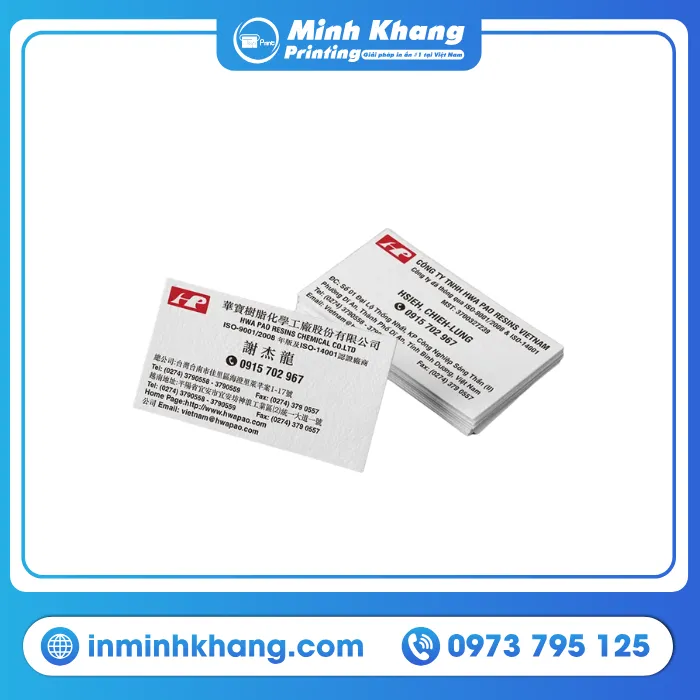 Mẫu Name Card Song Ngữ Chuyên Nghiệp & Uy Tín