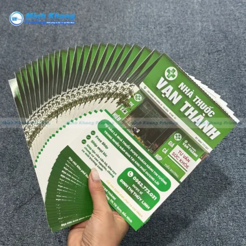 Mẫu tờ rơi nhà thuốc Vạn Thành