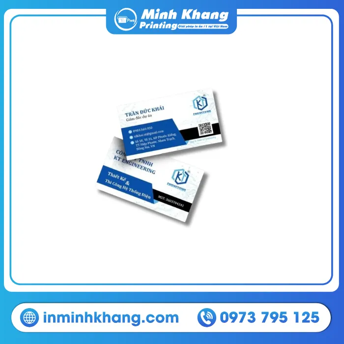 Mẫu Name Card Giám đốc Trần Đức Khải - Công Ty TNHH KT Engineering