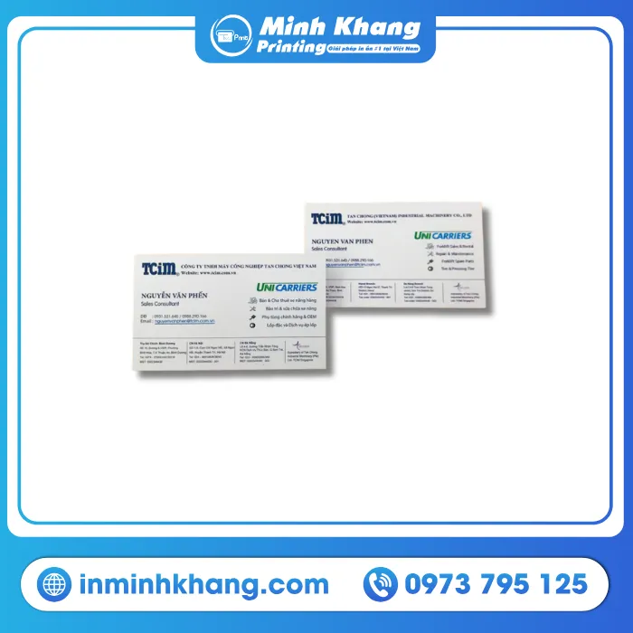 Mẫu Name Card In Nhanh Giá Rẻ tại TPHCM 