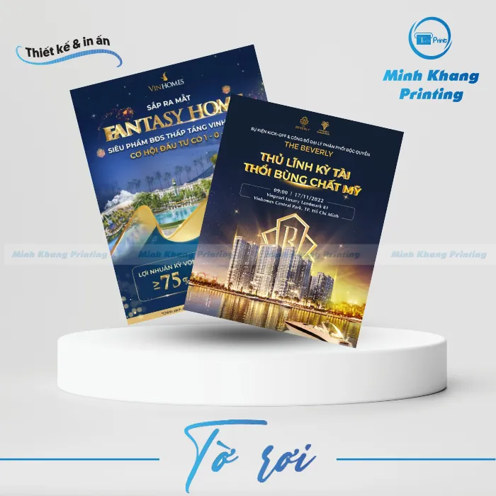 tờ rơi bất động sản