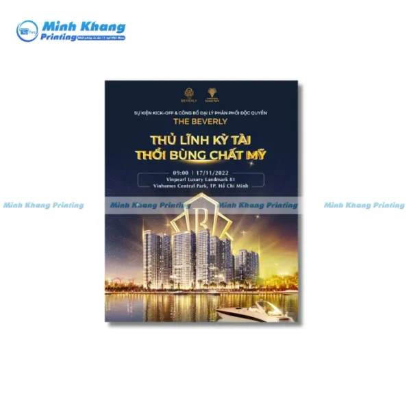 Mẫu tờ rơi bds cho dự án chung cư Vinhomes Central Park