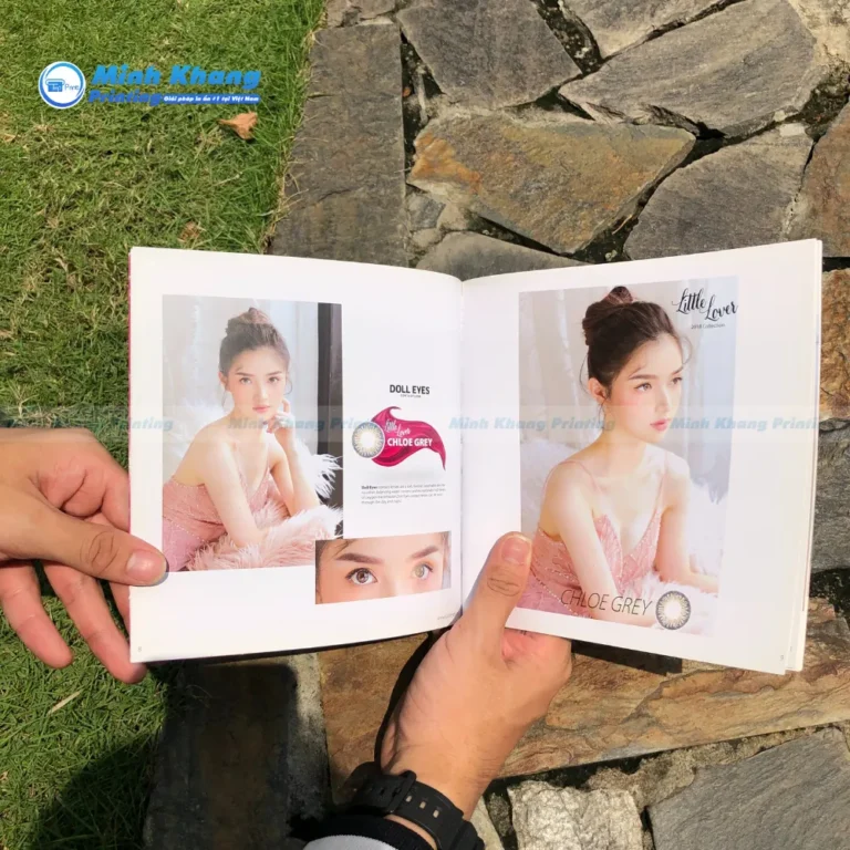 Mẫu Catalogue kính áp tròng luxury DOLL EYES