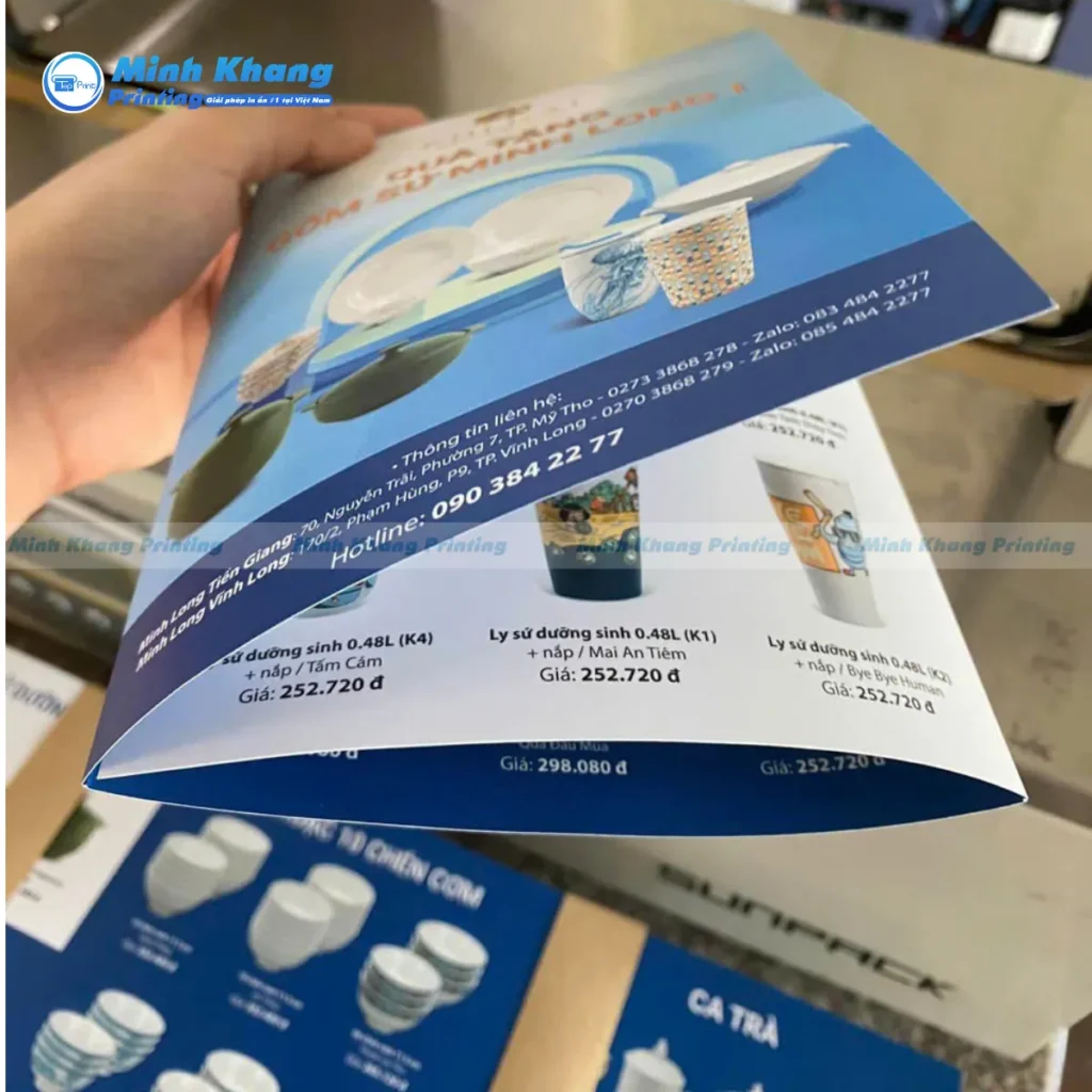 Mẫu brochure công ty in Offset số lượng lớn là giải pháp marketing tiết kiệm chi phí nhưng vẫn đảm bảo chất lượng