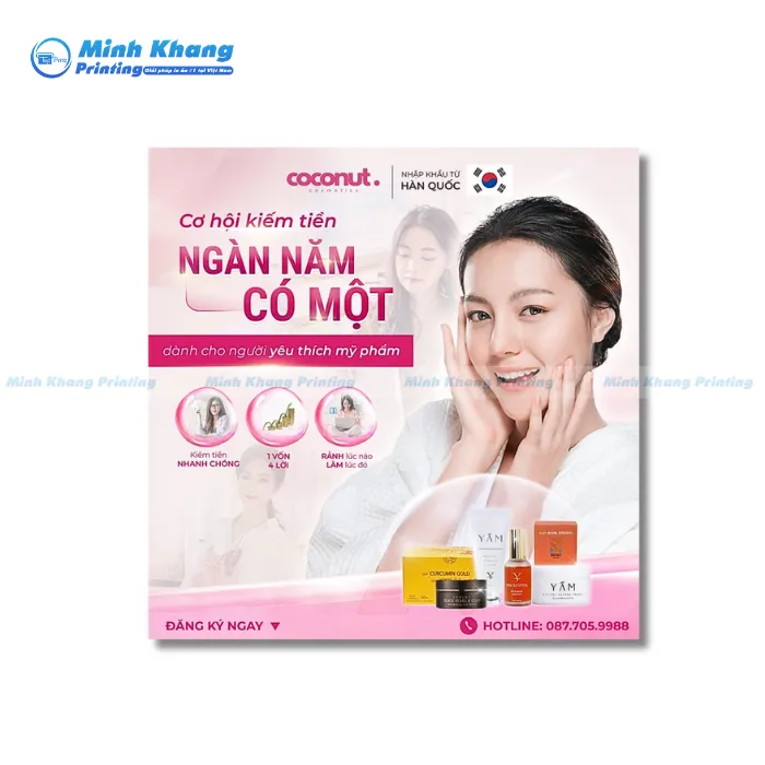 Mẫu Tờ Rơi Mỹ Phẩm Nhập Khẩu Dành Cho Spa