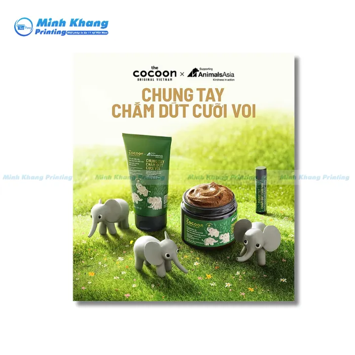 Mẫu Tờ Rơi Mỹ Phẩm CoCoon Việt Nam Giới Thiệu Sản Phẩm Tẩy Tế Bào Chết