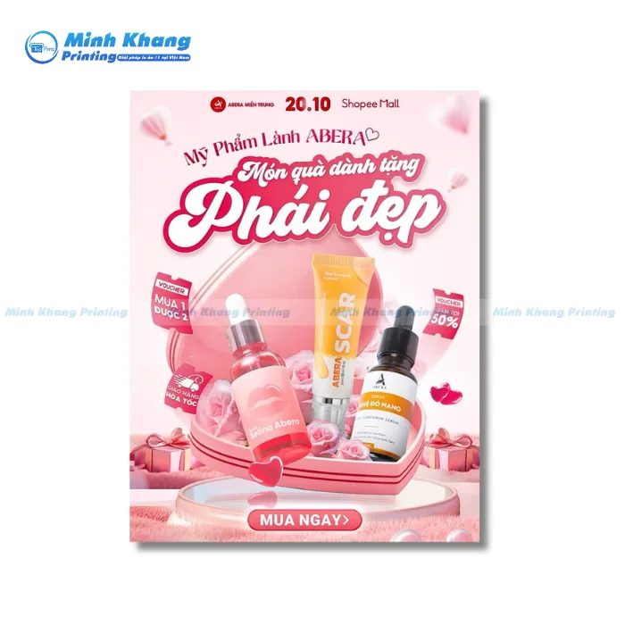 Xu Hướng Thiết Kế & In Tờ Rơi Mỹ Phẩm HOT Nhất Hiện Nay