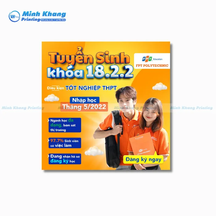 Mẫu Tờ Rơi Tuyển Sinh Trường FPT POLYTECHNIC Năm 2022