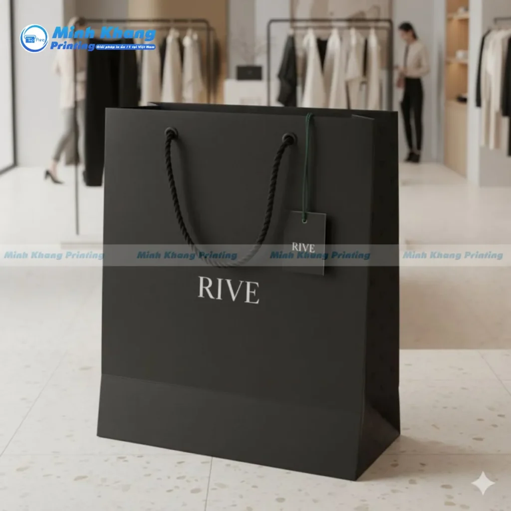 Hướng Dẫn Chọn Kích Thước và Định Lượng, Kỹ Thuật In Túi Giấy Đựng Quần Áo Chuẩn