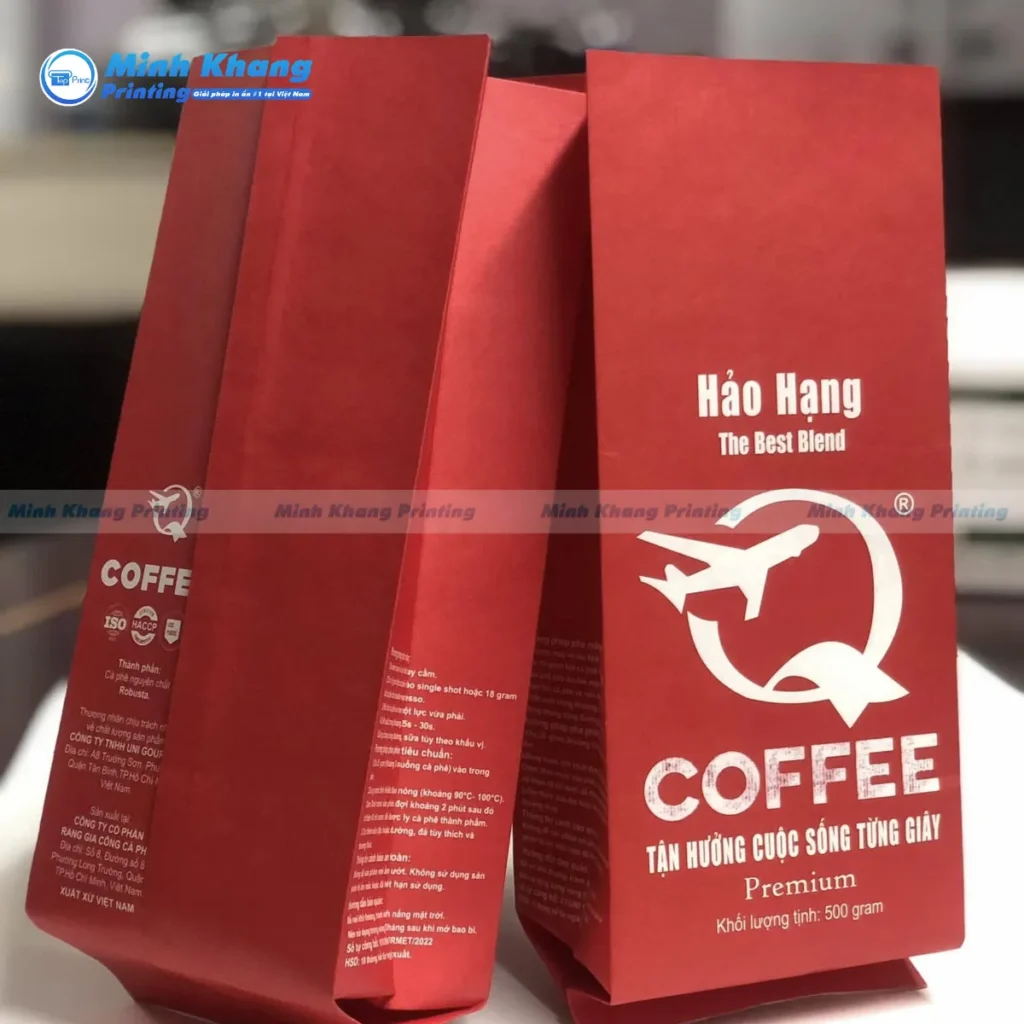 túi giấy đựng cà phê