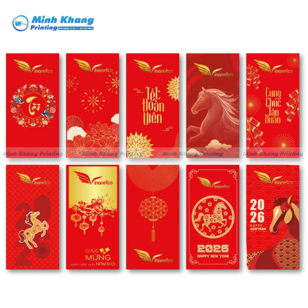 In bao lì xì theo yêu cầu số lượng ít