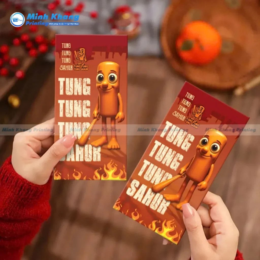 Mẫu bao lì xì tung tung tung sahur cực trend cho giới trẻ