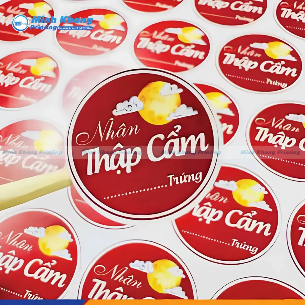 Mẫu tem niêm phong vỏ hộp bánh trung thu kèm thông tin bánh