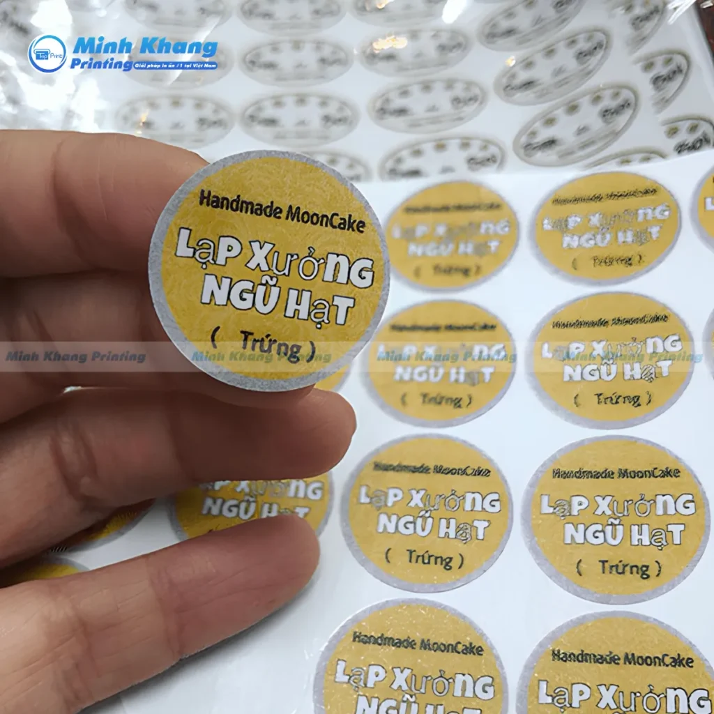 Tem Logo Thương Hiệu Kinh Doanh Bánh Trung Thu