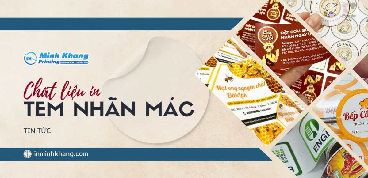 Các Loại Chất Liệu In Tem Nhãn Phổ Biến